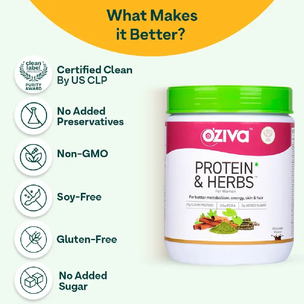Protein & Herbs for Women, 23g Whey Protein - Cafe mocha - Image 4