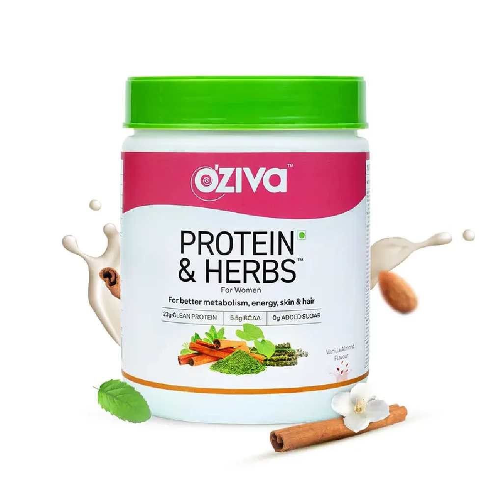 Protein & Herbs for Women, 23g Whey Protein - Vanilla almond - Image 1
