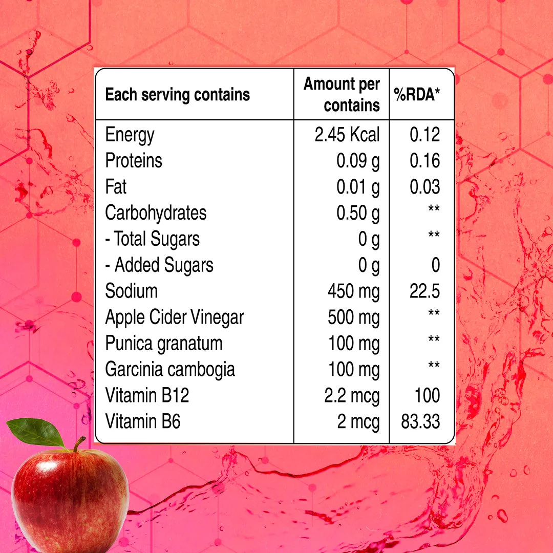 Pure Nutrition Apple Cider Vinegar Effervescent Tablets - Image 5
