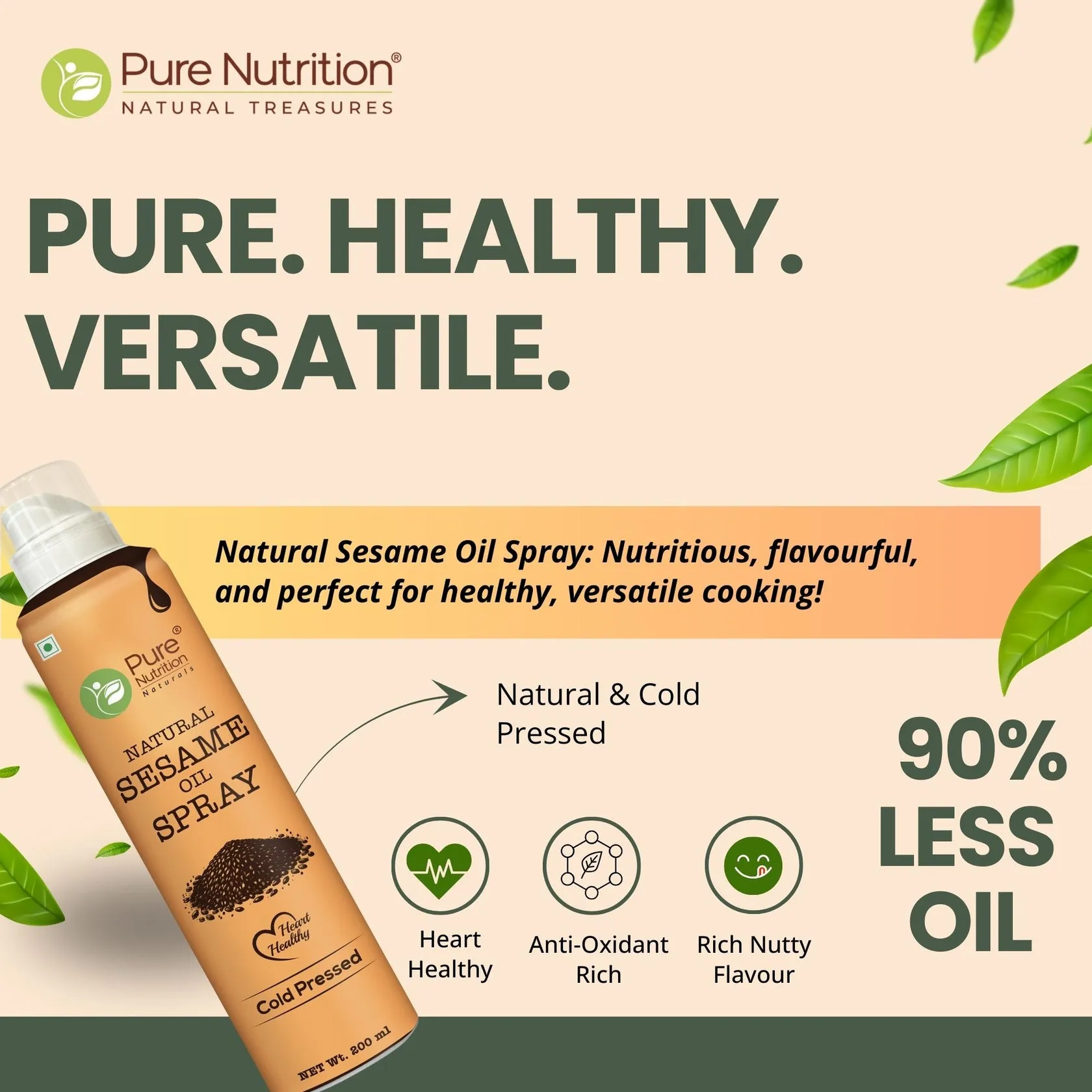 Pure Nutrition Black Sesame Oil Spray - Image 6