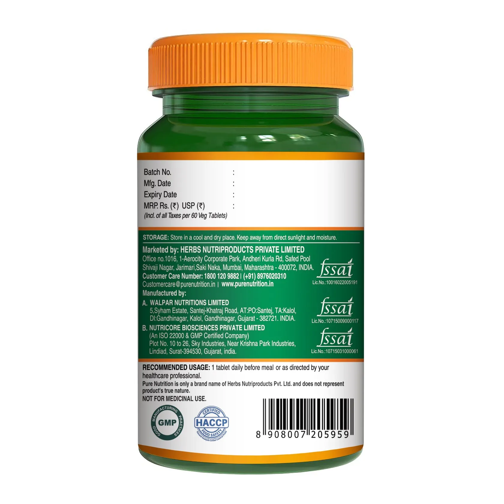 Pure Nutrition Calcium Magnesium + Zinc With Vitamin D3 & K2 - Image 4