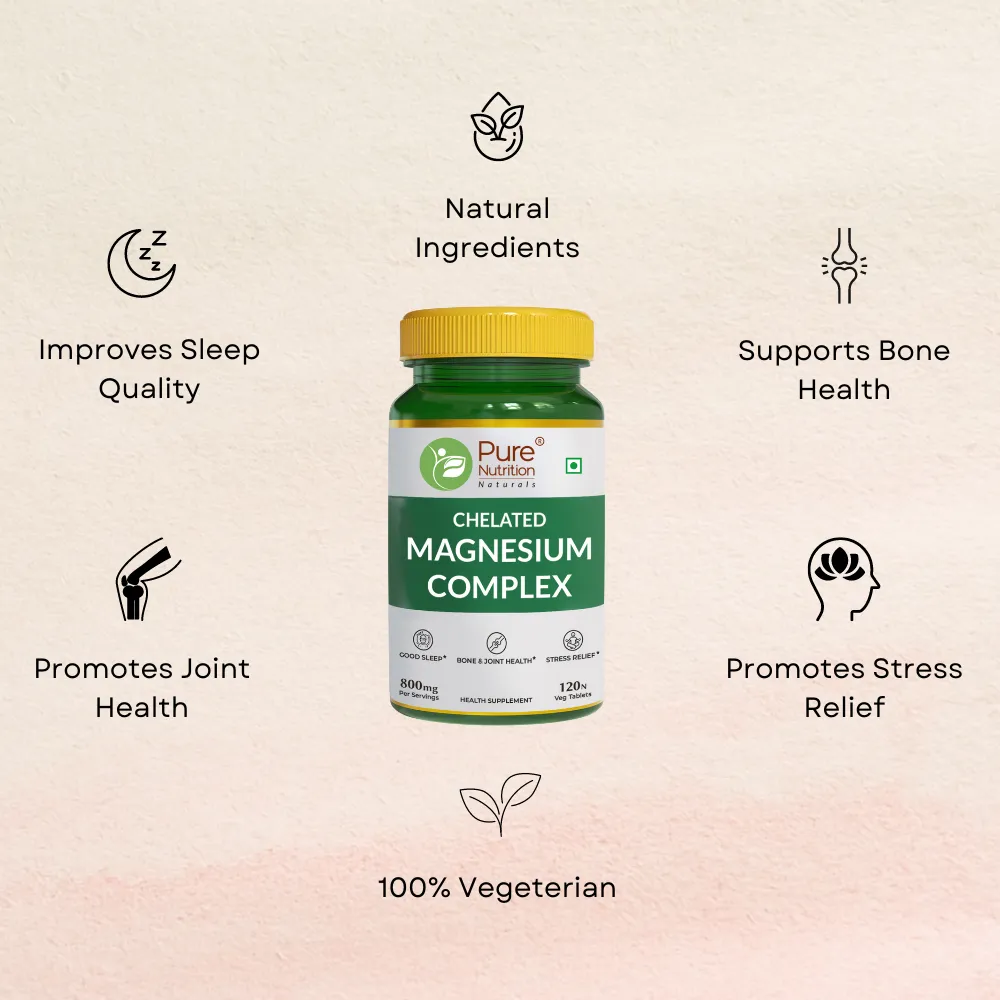 Pure Nutrition Chelated Magnesium Tablets - Image 2