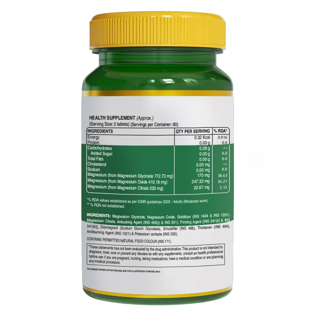 Pure Nutrition Chelated Magnesium Tablets - Image 3
