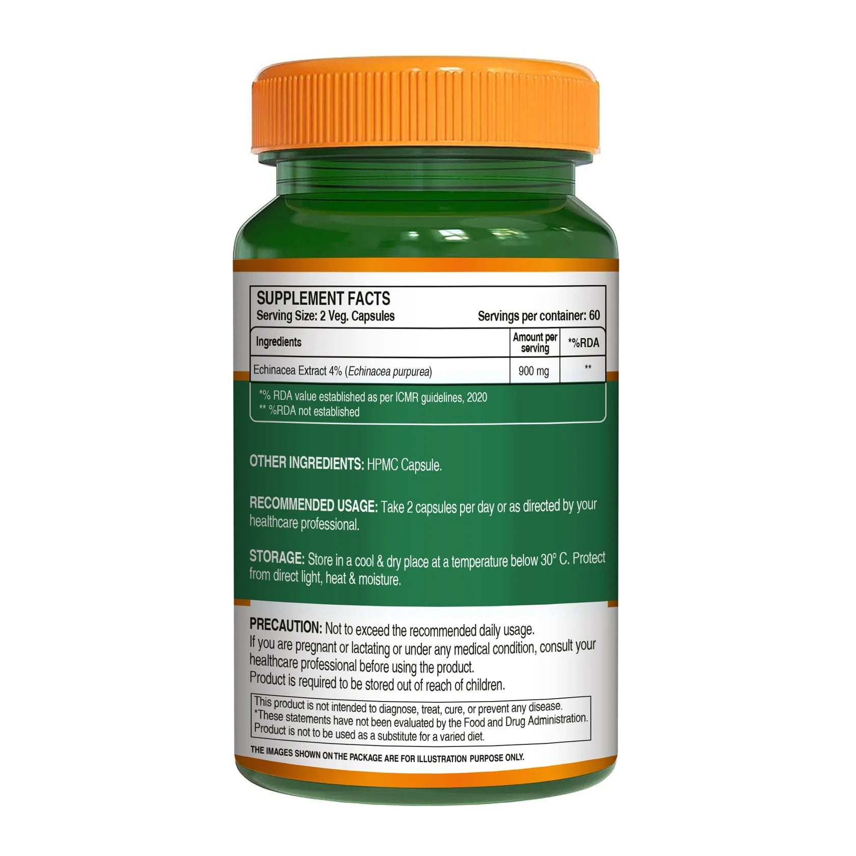 Pure Nutrition Echinacea Capsules - Image 4