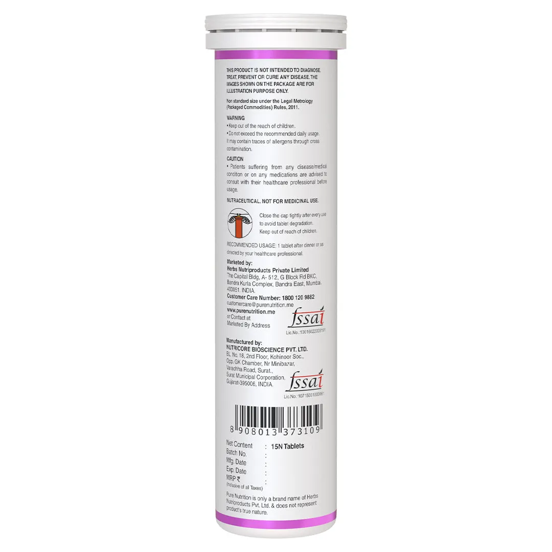 Pure Nutrition Glutathione 500mg With Vitamin C & Saffron - Image 5