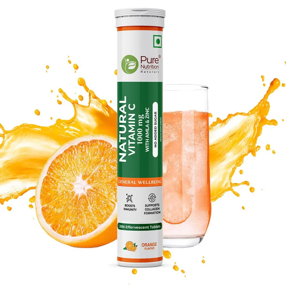 Pure Nutrition Natural Vitamin C With Amla & Zinc