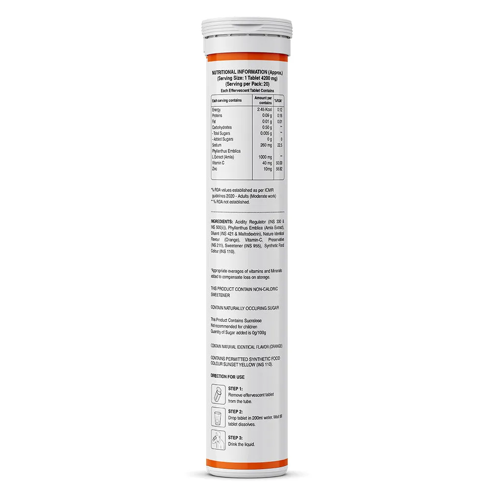 Pure Nutrition Natural Vitamin C With Amla & Zinc - Image 4