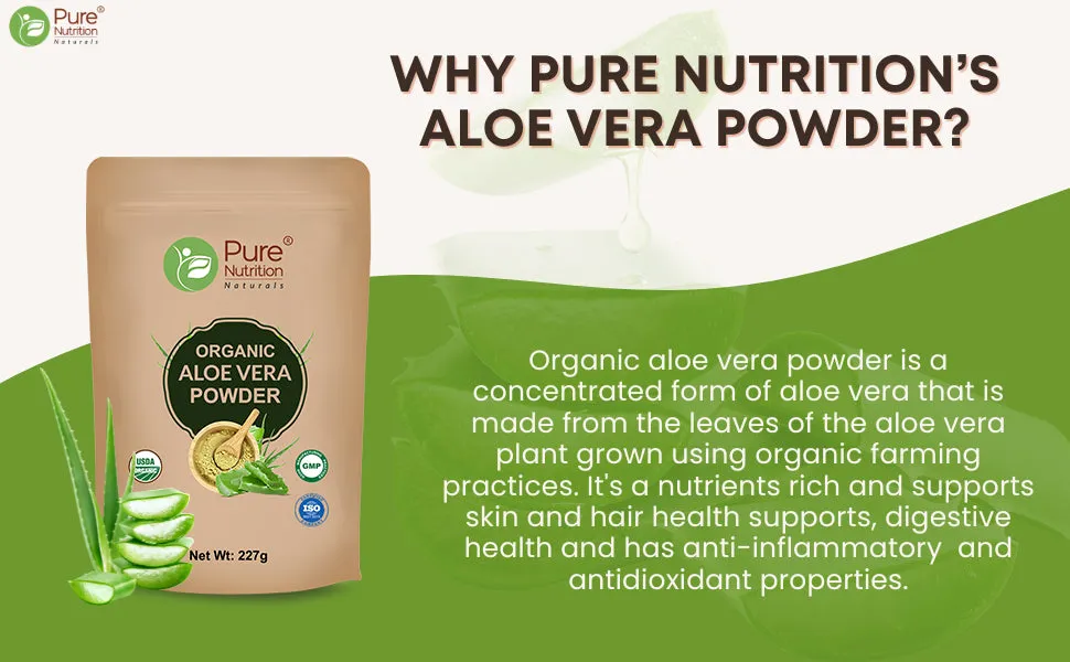 Pure Nutrition Organic Aloe Vera Powder - Image 5