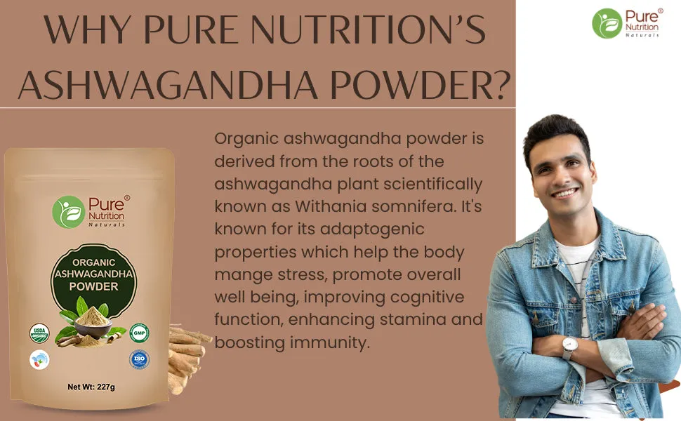 Pure Nutrition Organic Ashwagandha Powder - Image 3