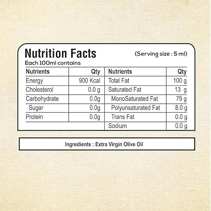 Pure Nutrition Organic Virgin Edible Olive Oil - Image 5