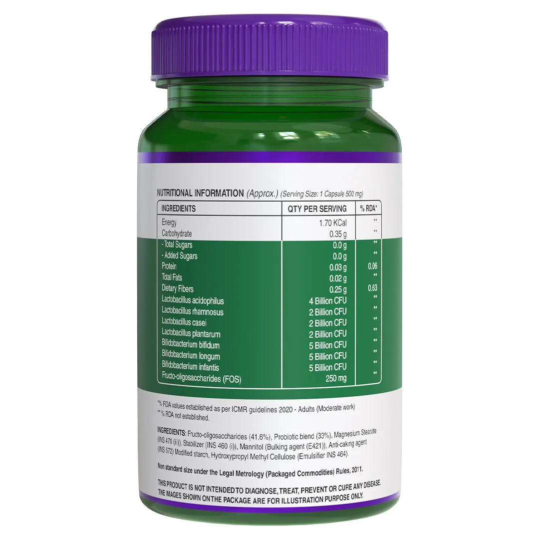 Pure Nutrition Probiotics 25 Billion Cfu + 250mg Prebiotic - Image 4