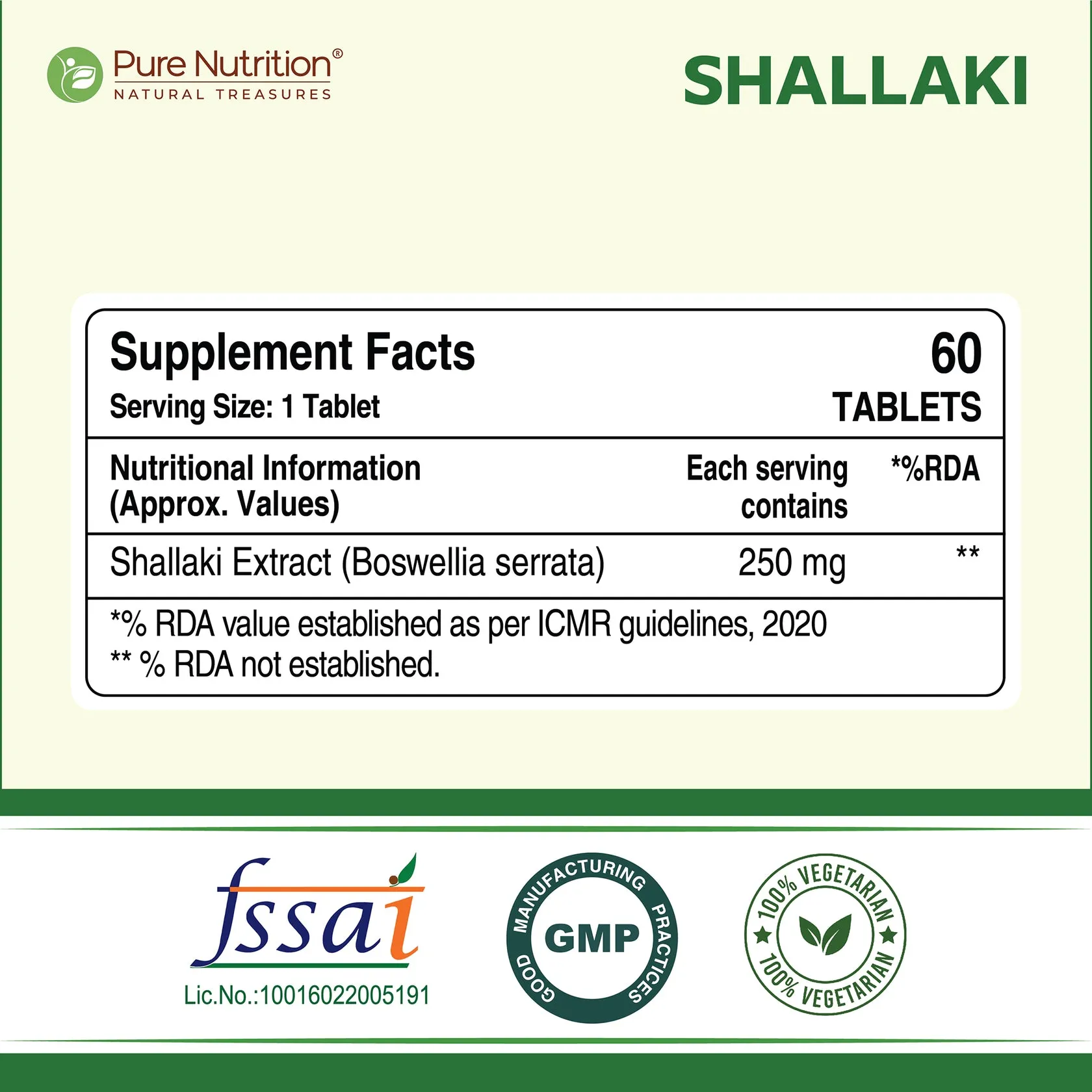Pure Nutrition Shallaki Extract - Image 4