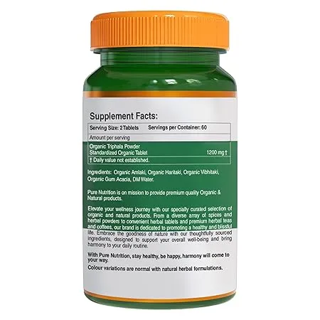 Pure Nutrition Triphala Extract Supplement - Image 2