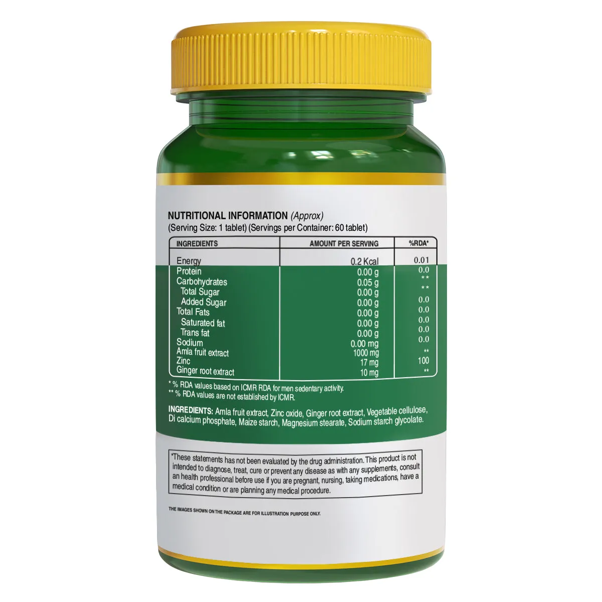 Pure Nutrition Vitamin C With Amla Extract + Zinc Supplement - Image 3