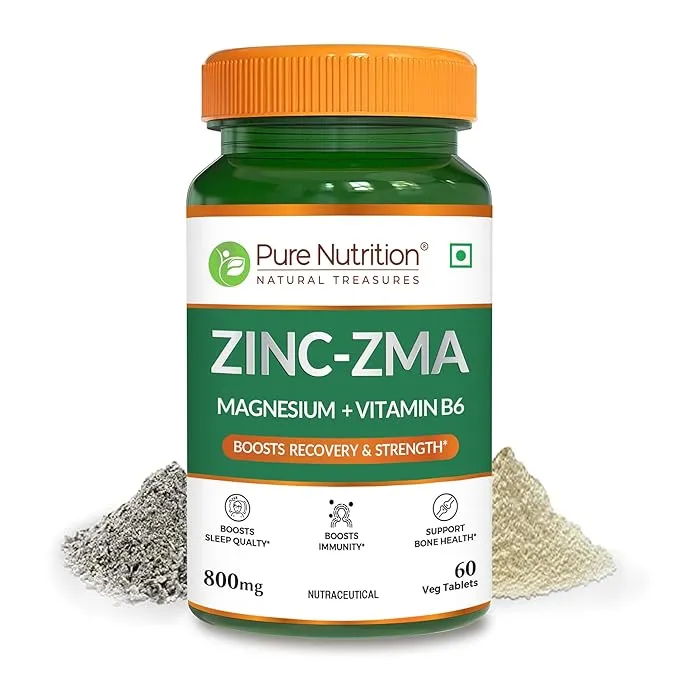 Pure Nutrition Zma Tablets With Zinc, Magnesium & Vitamin B6
