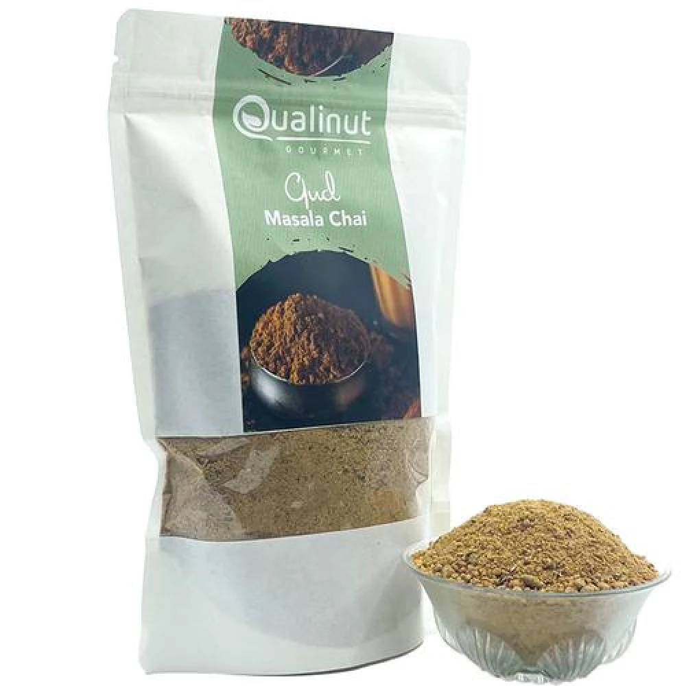 Qualinut Gourmet Gud Masala Chai - Rich in Iron & Minerals - Image 2