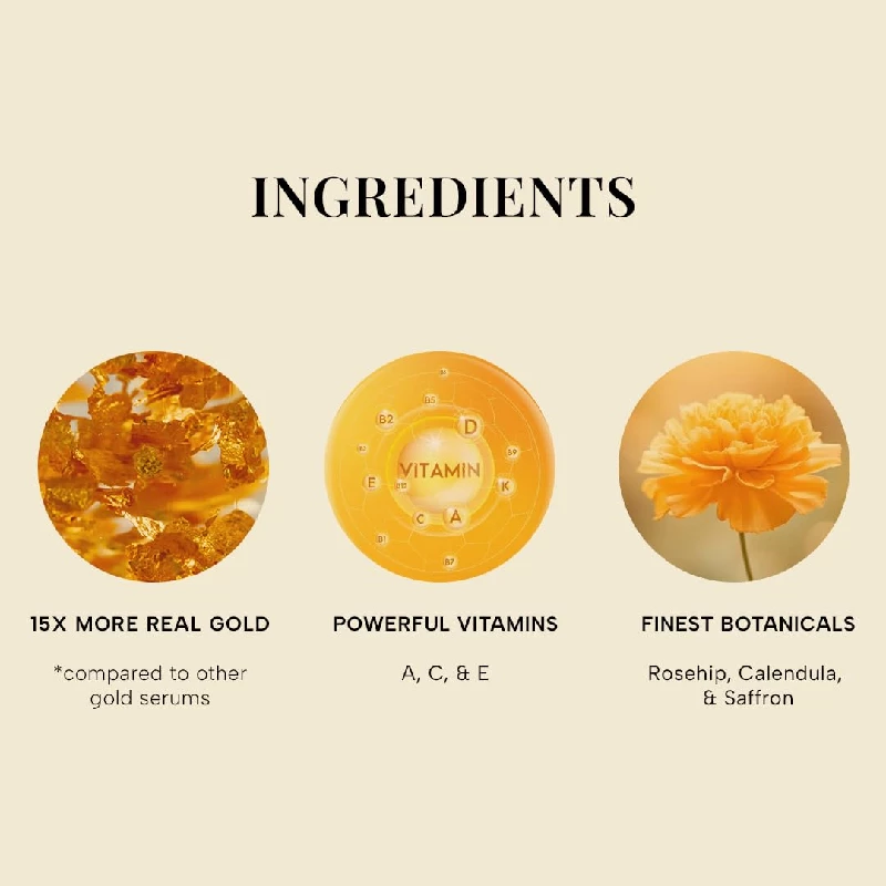 RAS Luxury Oils 24K Gold Radiance Elixir Face Serum - Image 2