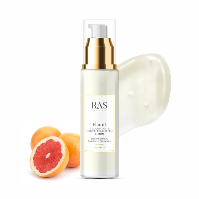 RAS Luxury Oils Flaunt Pigmentation & Complexion Correcting Serum RAS Luxury Oils Flaunt Pigmentation & Complexion Correcting Serum-Pack Size-50 ml