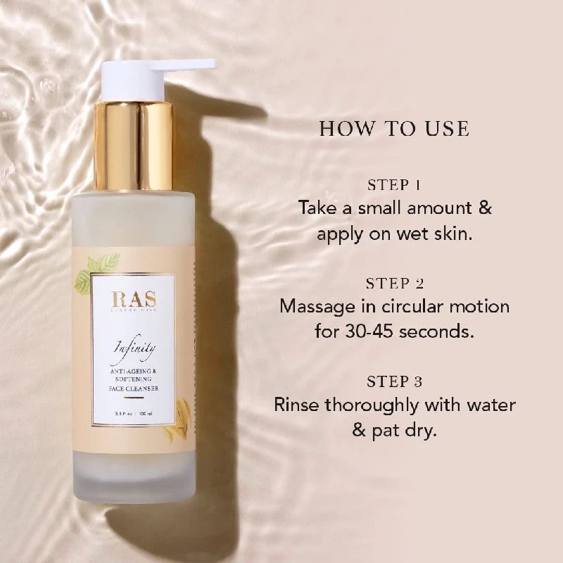 RAS Luxury Oils Infinity Anti Ageing Cream Face Cleanser - Image 6
