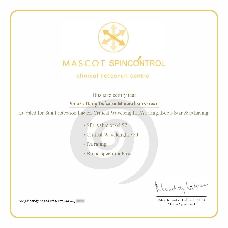 RAS Luxury Oils Solaris Daily Defence Mineral Sunscreen - Image 6