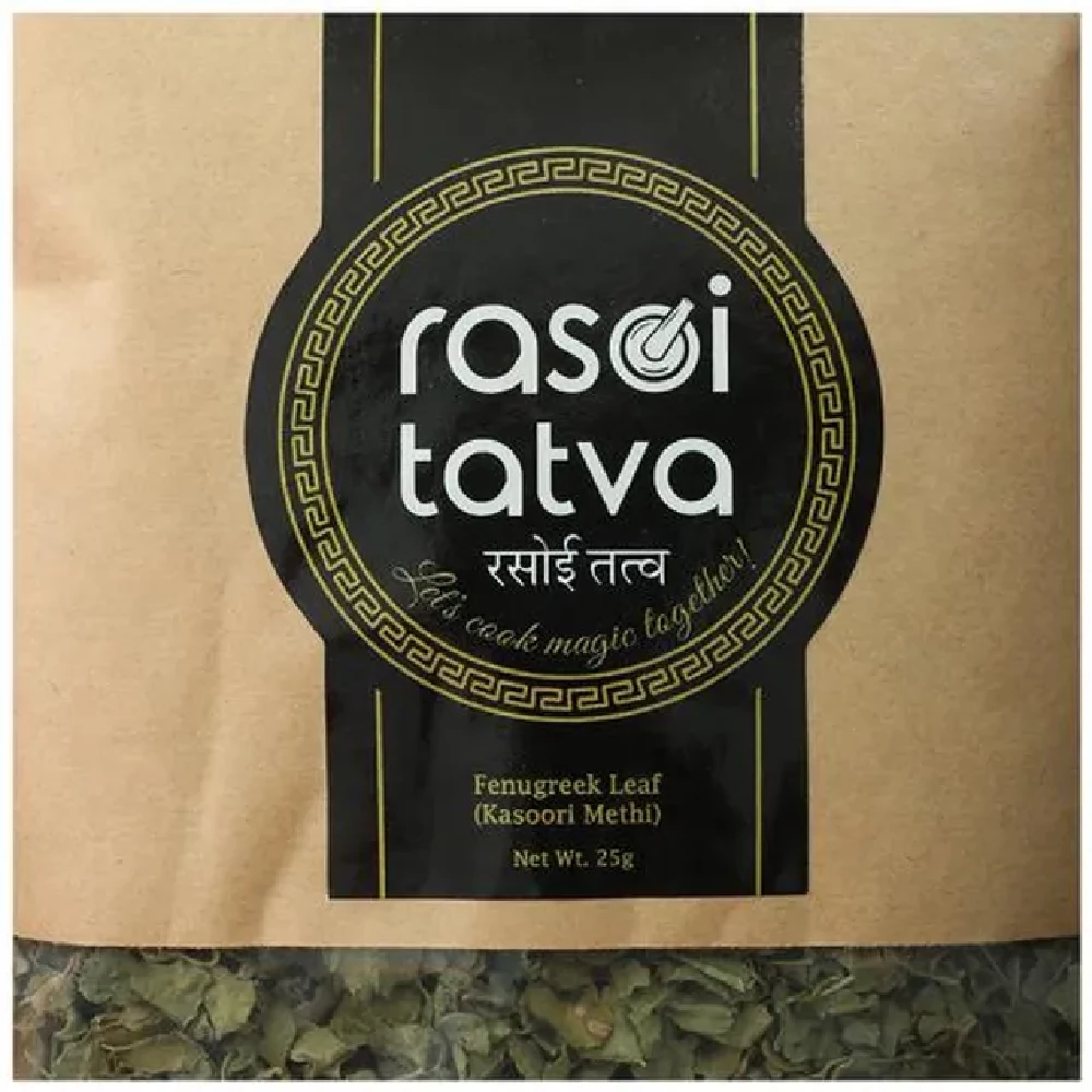 RASOI TATVA Fenugreek Leaf/Kasoori Methi - 100% Natural - Image 4