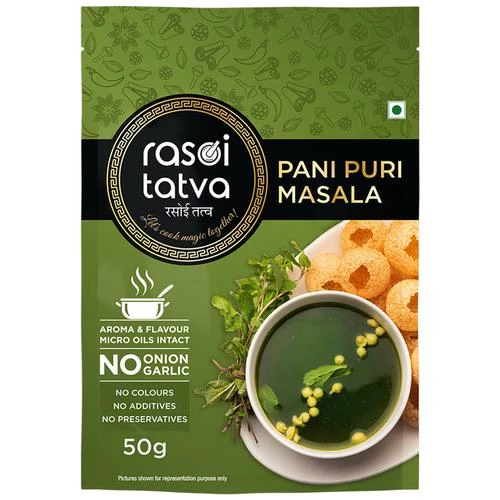 RASOI TATVA Pani Puri Masala - Premium Quality RASOI TATVA Pani Puri Masala - Premium Quality--50 g