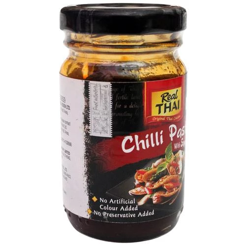 REAL THAI Real Thai Chilli Paste With Soybean Oil - No Artificial Colours & Preservatives - Image 8