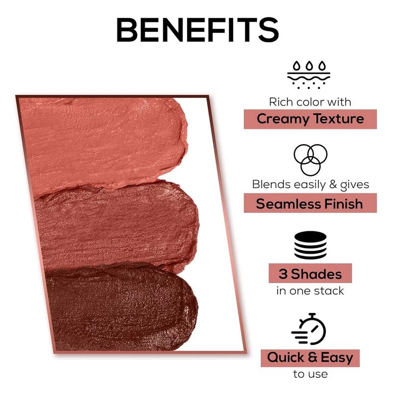 Renee Glam Stack 3-In-1 Lip and Cheek Tint - Image 2