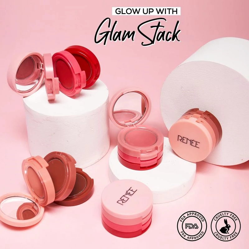 Renee Glam Stack 3-In-1 Lip and Cheek Tint - Image 10
