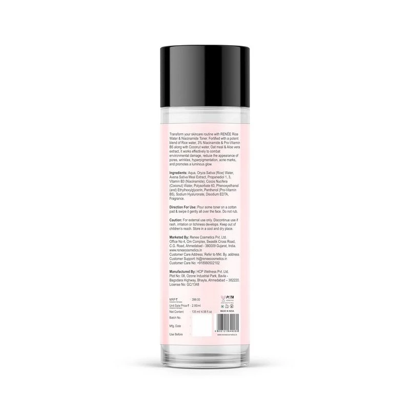 Renee Rice Water & Niacinamide Face Toner - Image 2