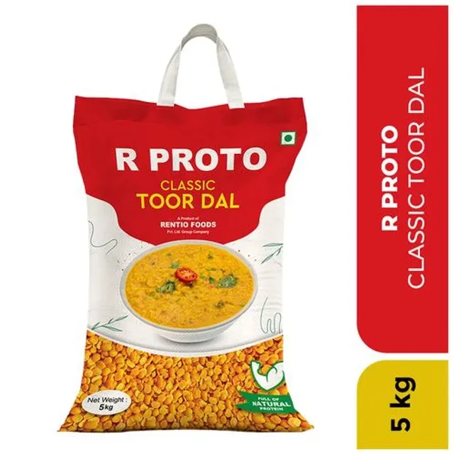 RENTIO Classic Toor Dal RENTIO Classic Toor Dal-Pack Size-5 Kg