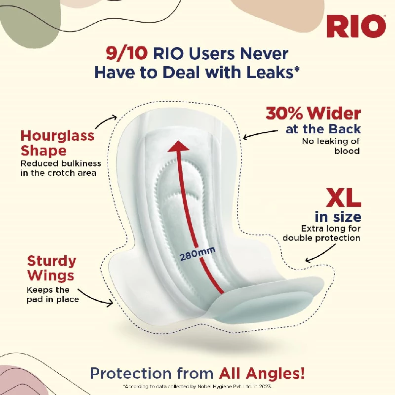 RIO Cottony Soft with Wings XL Sanitary Pads - Image 3
