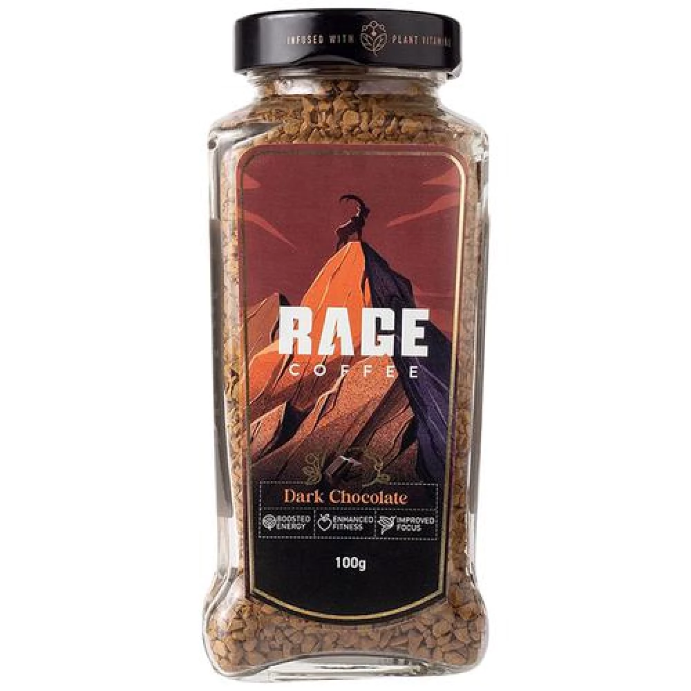 Rage Coffee Dark Chocolate Flavour - Premium Arabica Instant Coffee--100 g