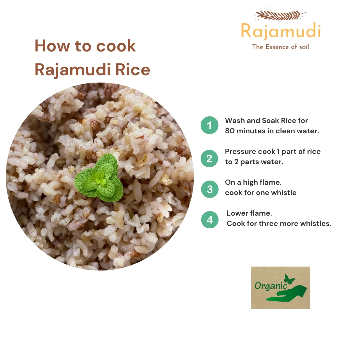 Rajamudi Unpolished Rice - Image 3