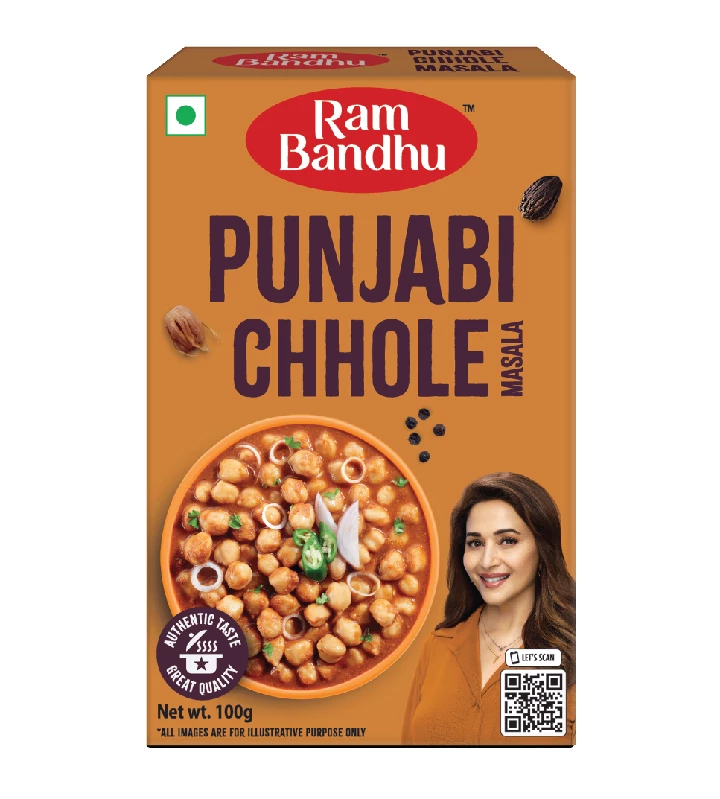 Ram Bandhu Punjabi Chhole Masala 100g CS Ram Bandhu Punjabi Chhole Masala 100g CS-Pack Size-100 g