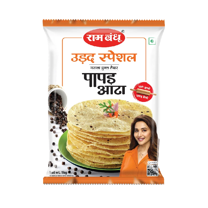 Ram Bandhu Udad Special Papad Atta Ram Bandhu Udad Special Papad Atta-Pack Size-1000 g
