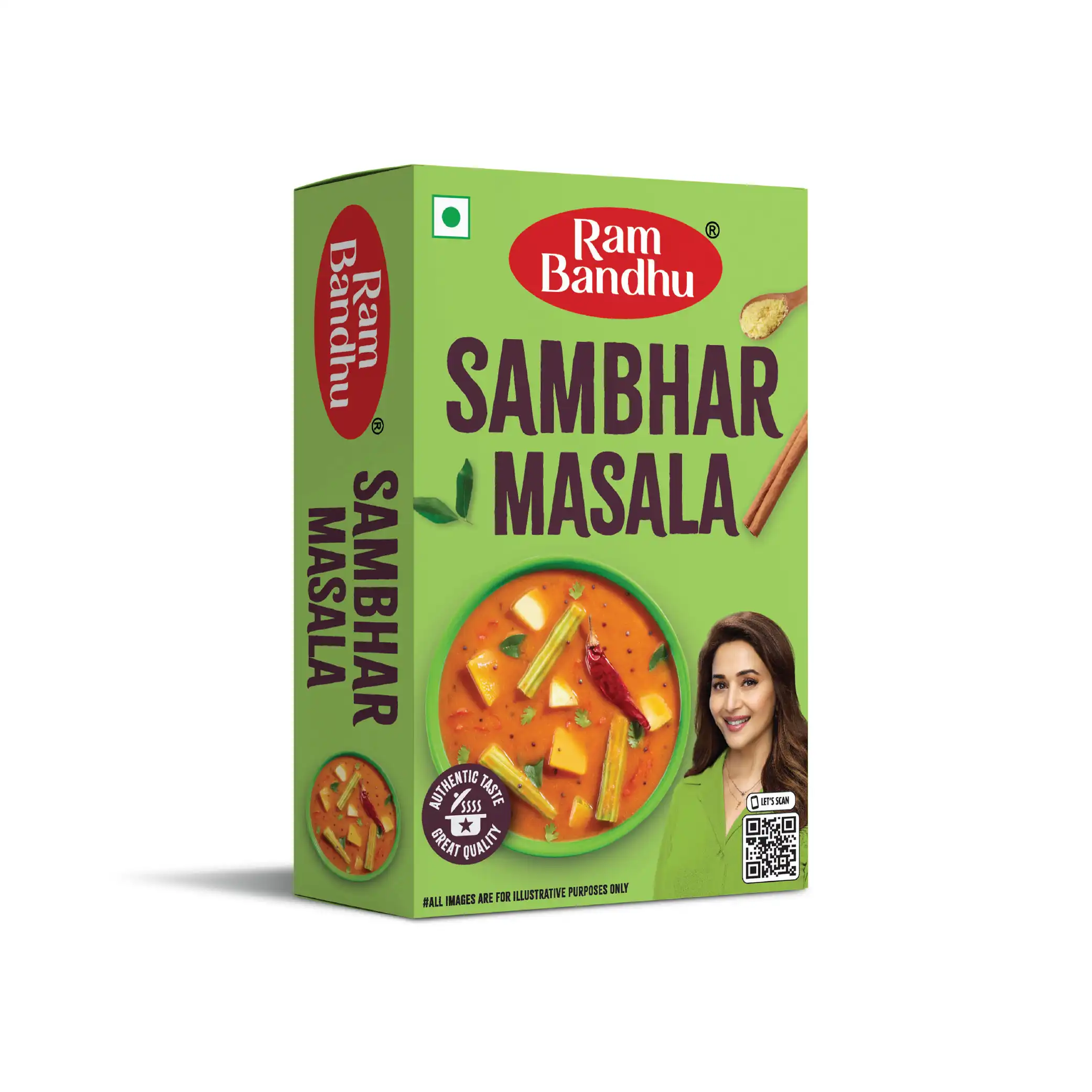 Ram Bandhu Sambhar Masala 100g CS Ram Bandhu Sambhar Masala 100g CS-Pack Size-100 g