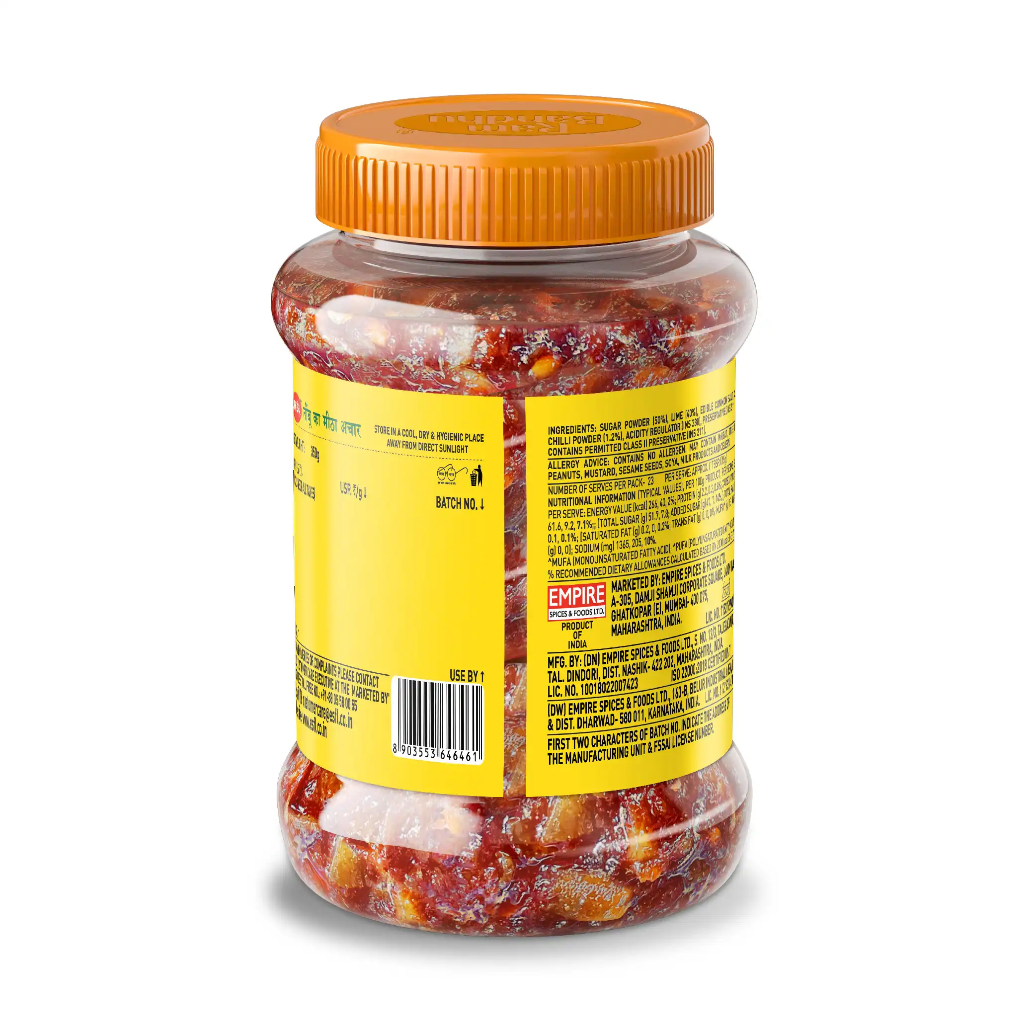 Ram Bandhu Sweet Lime Pickle - Image 2