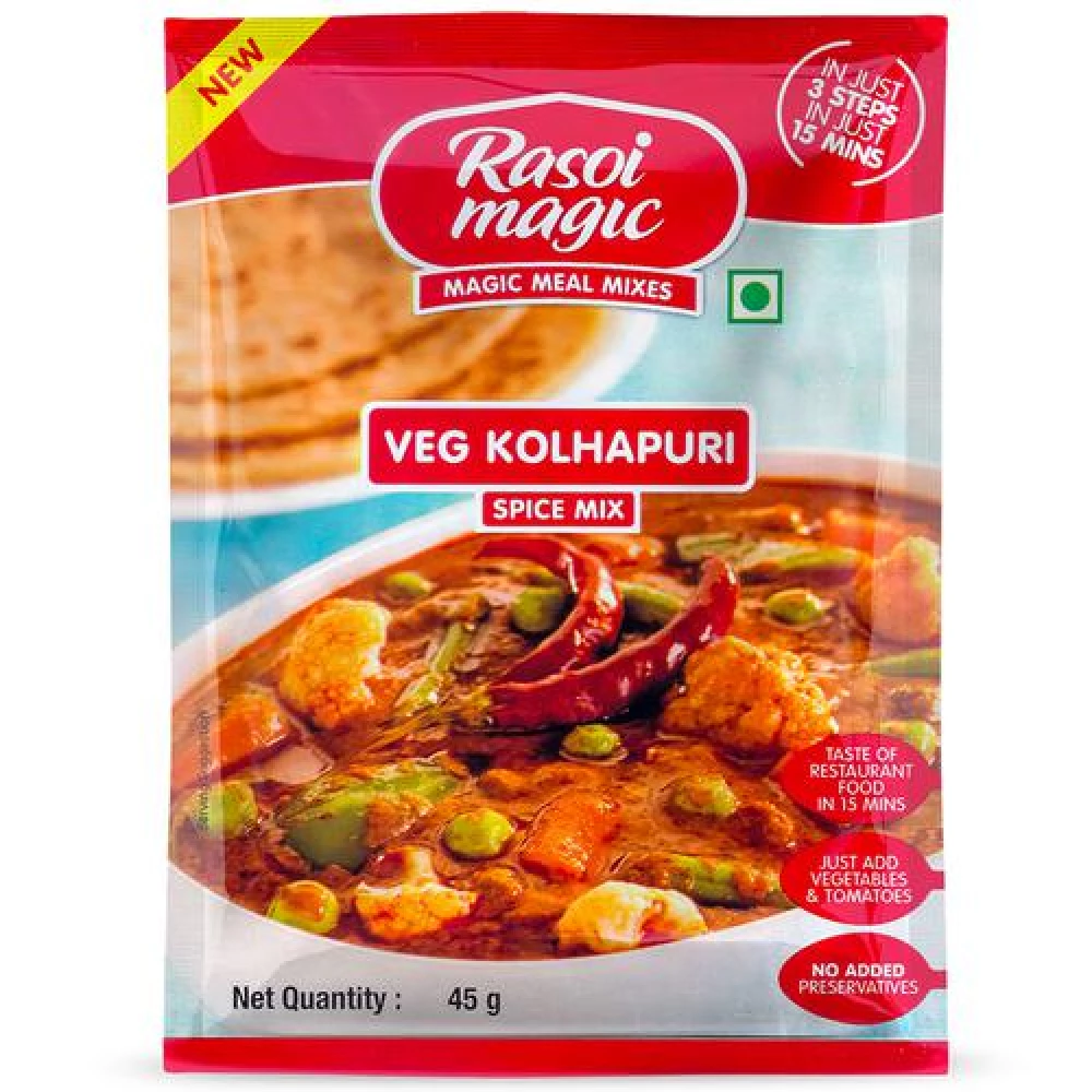 Rasoi Magic Spice Mix - Veg Kolhapuri Rasoi Magic Spice Mix - Veg Kolhapuri--45 g