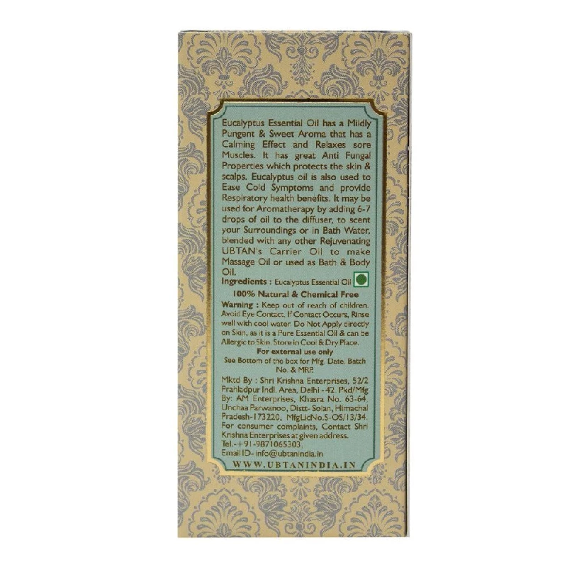 Rejuvenating UBTAN Eucalyptus Essentail Oil - Image 2