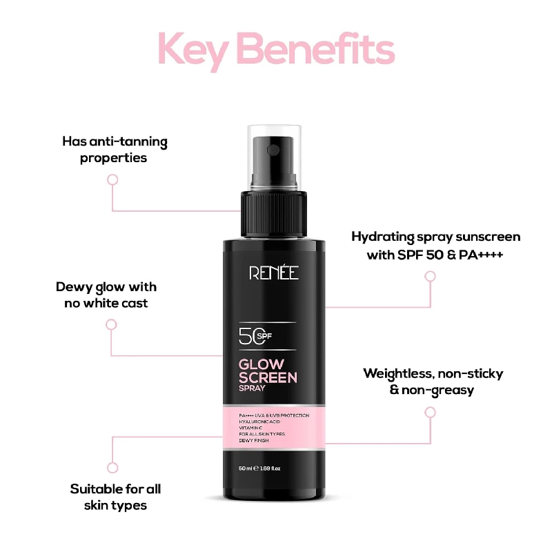 Renee Glowscreen Spf 50 Sunscreen Spray - Image 2