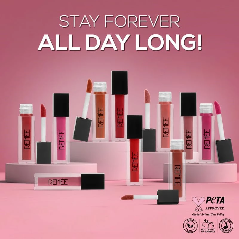 Renee Stay Forever Matte Liquid Lipstick Combo - Image 6