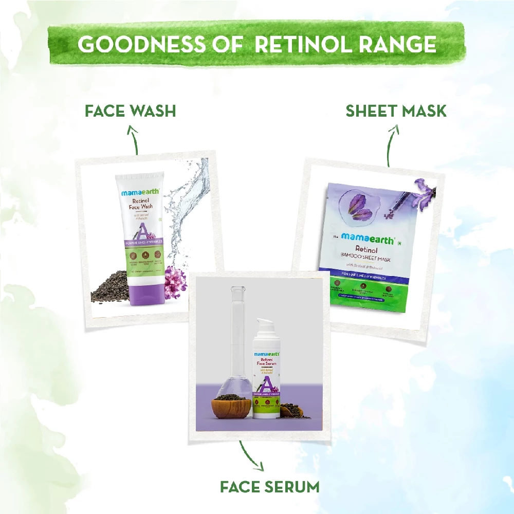 Retinol Bamboo Sheet Mask with Retinol and Bakuchi for Fine Lines and Wrinkles - Image 6