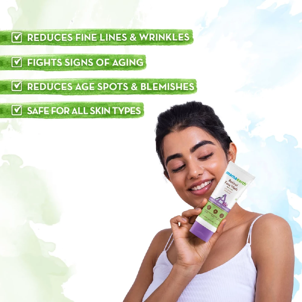 Retinol Face Wash with Retinol and Bakuchi for Fine Lines and Wrinkles - Image 3