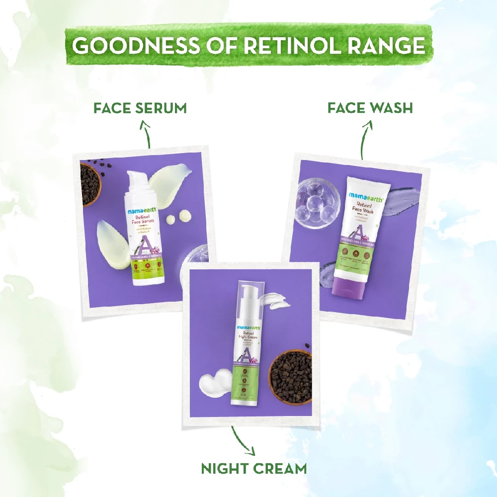 Mamaearth Retinol Night Cream For Women with Retinol and Bakuchi for Anti Aging, Fine Lines and Wrinkles - Image 6