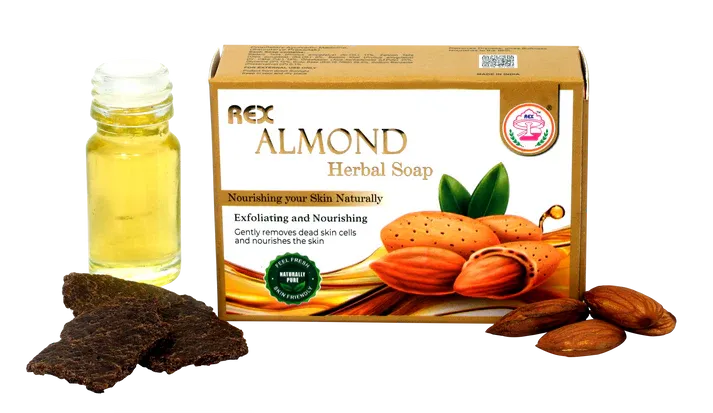 Rex Remedies Almond Herbal Soap - Image 4