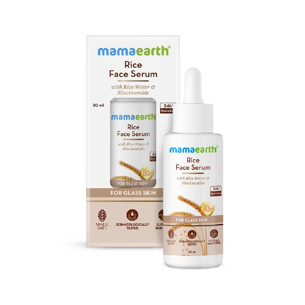 Rice Face Serum With Rice Water & Niacinamide for Glass Skin - Image 9