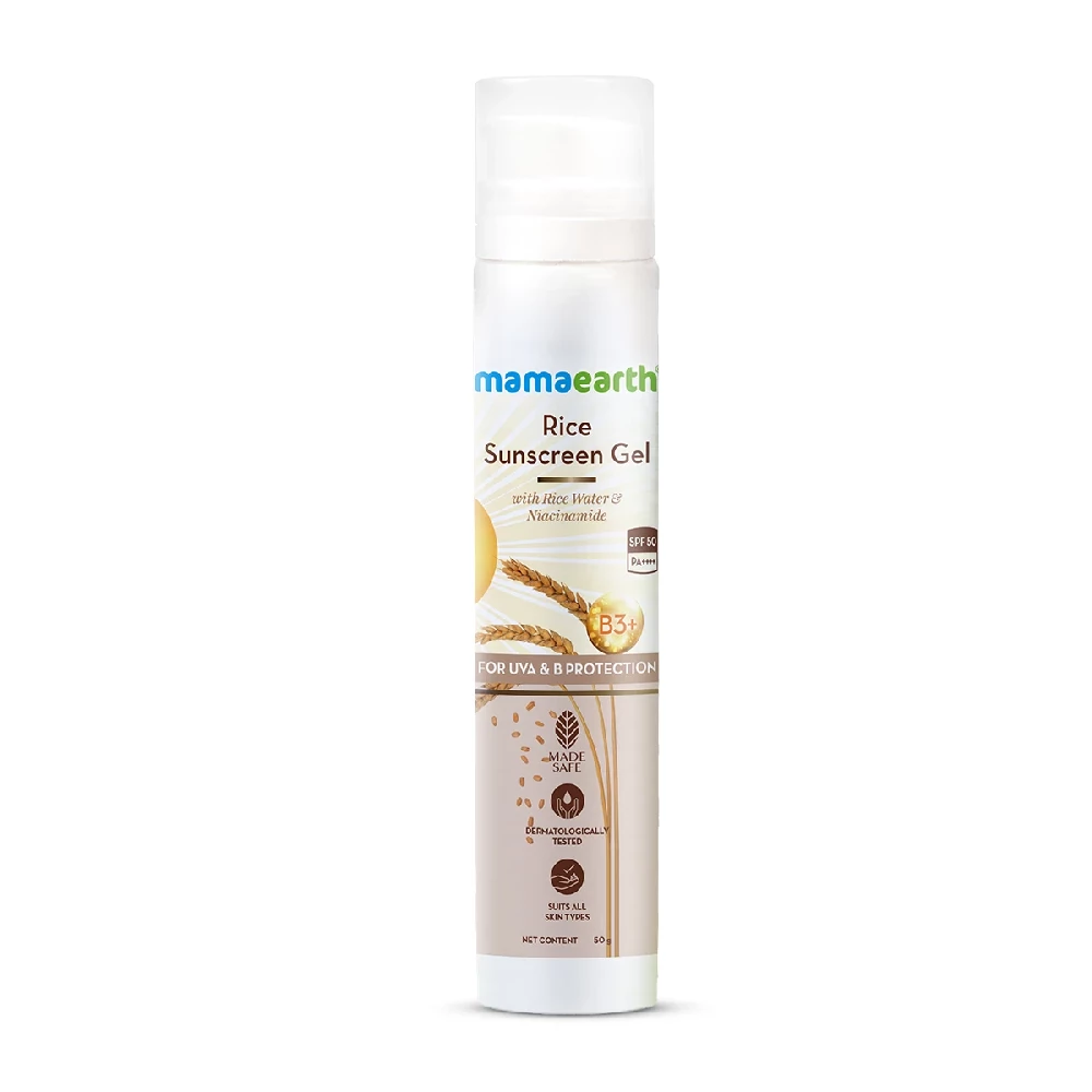 Mamaearth Rice Sunscreen Gel with Rice Water & Niacinamide for UVA & UVB Protection - Image 7