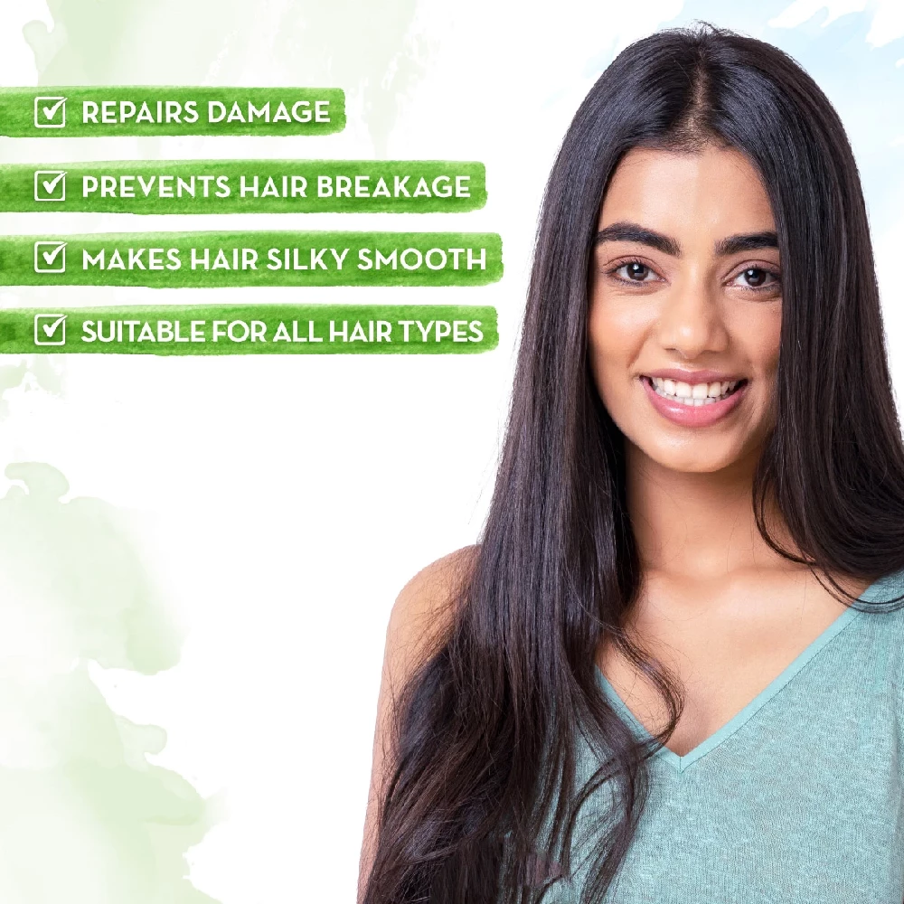 Rice Water Hair Mask with Rice Water and Keratin For Smoothening Hair and Damage Repair - Image 3