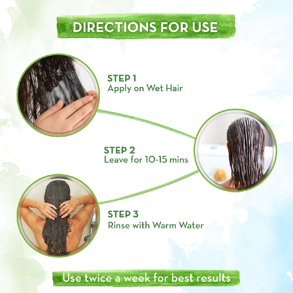Rice Water Hair Mask with Rice Water and Keratin For Smoothening Hair and Damage Repair - Image 5